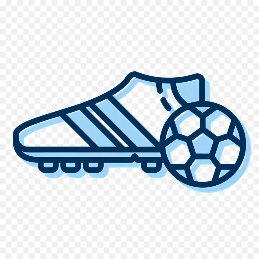 Botas De Futbol，Zapato Y Pelota De Fútbol PNG