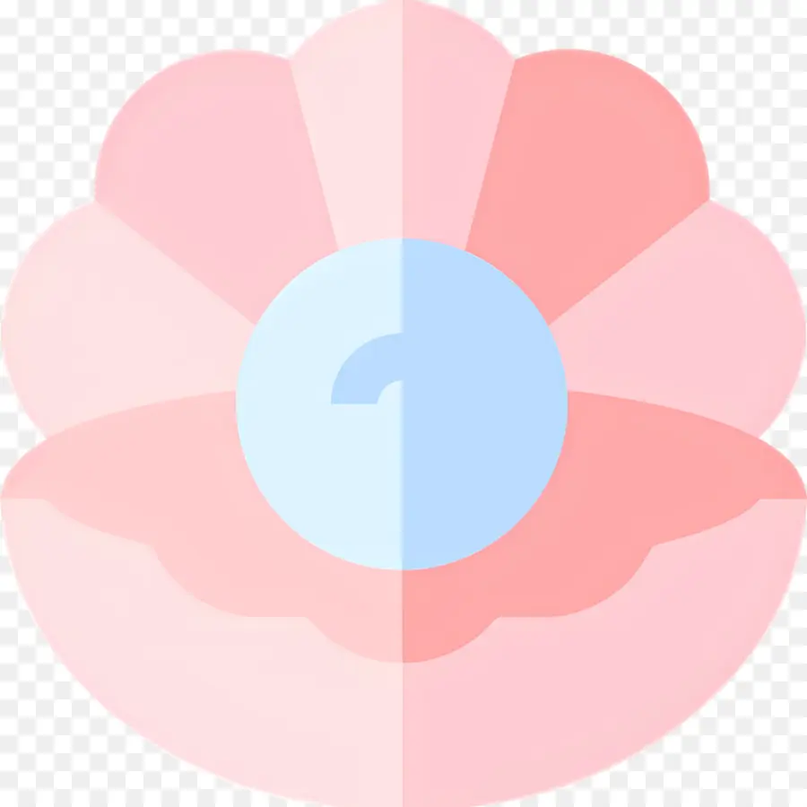 Perla，Flor Rosa Con Perla PNG