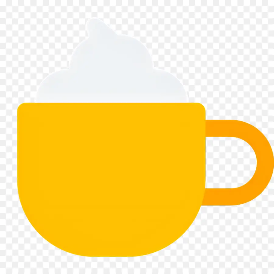 Café Capuchino，Copa Amarilla PNG