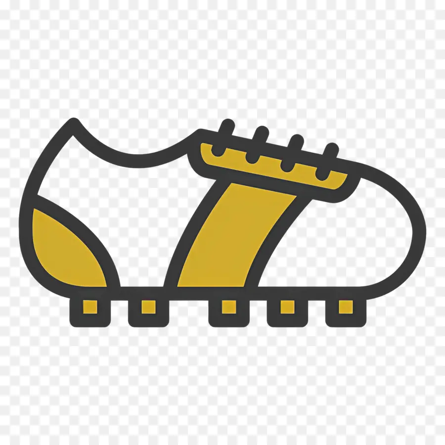 Botas De Futbol，Zapato De Futbol Amarillo PNG