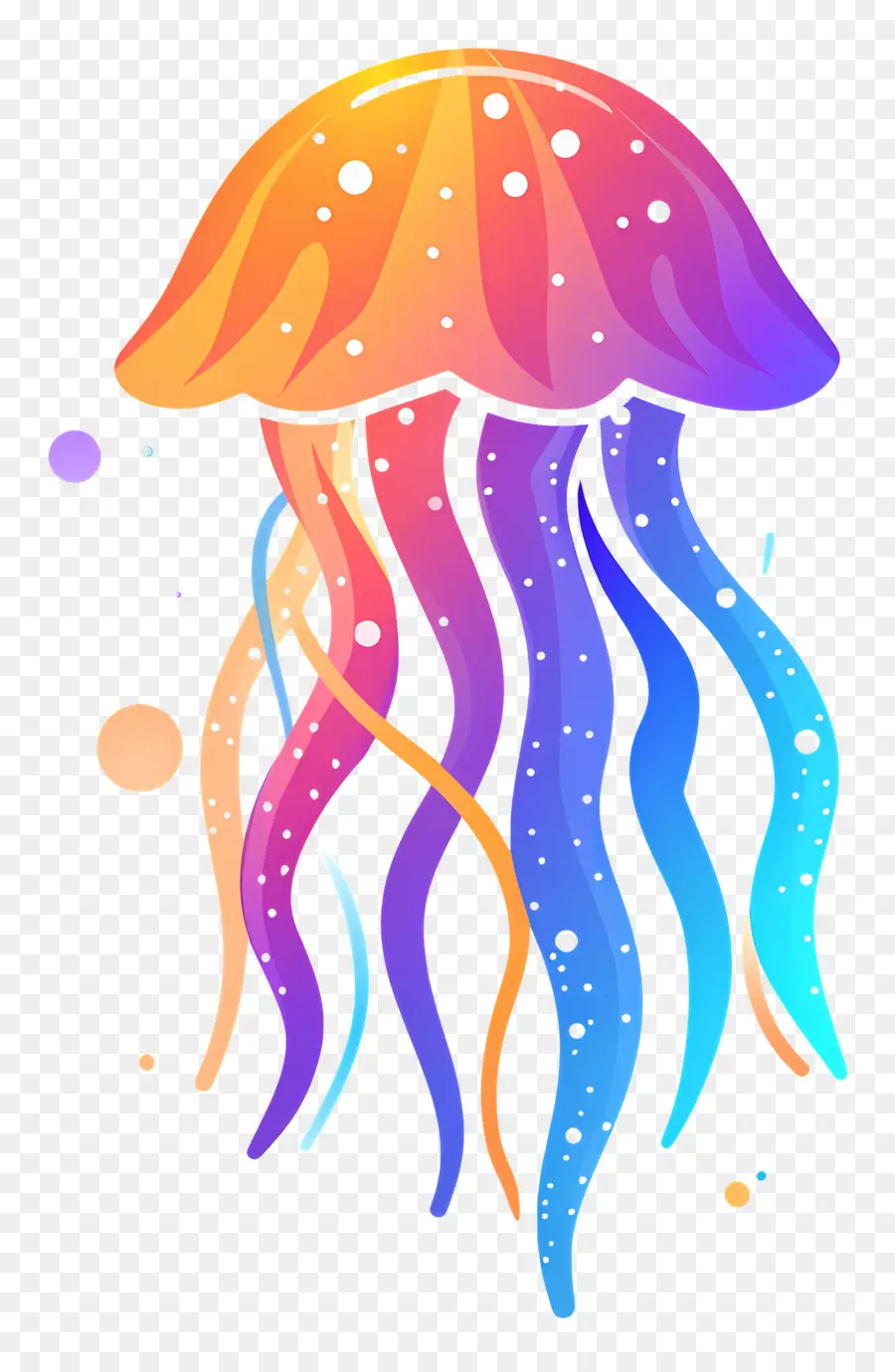 Medusas，Medusas Coloridas PNG