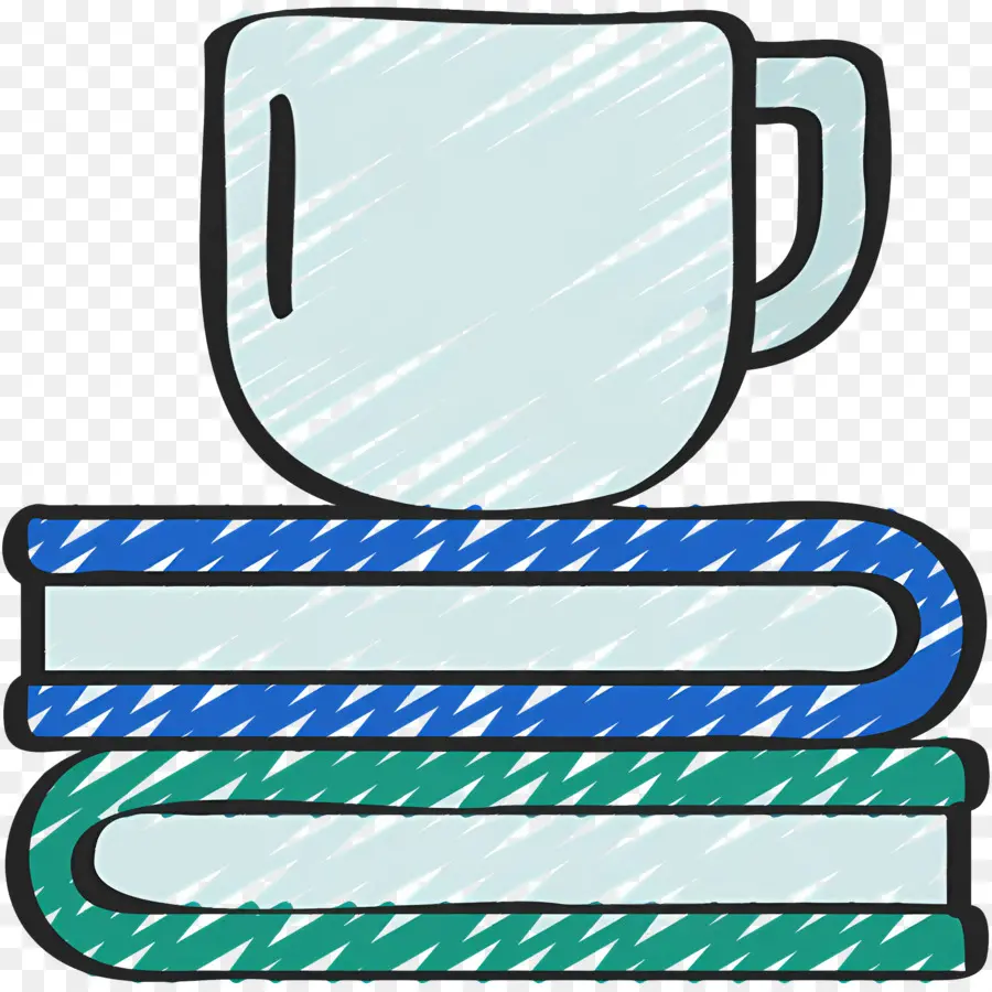 Libro Y Cafe，Taza Y Libros PNG