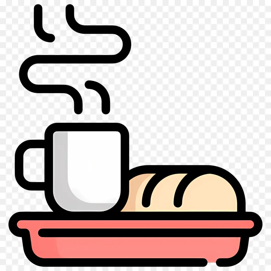 Desayuno Cafe，Cafe Y Pan PNG