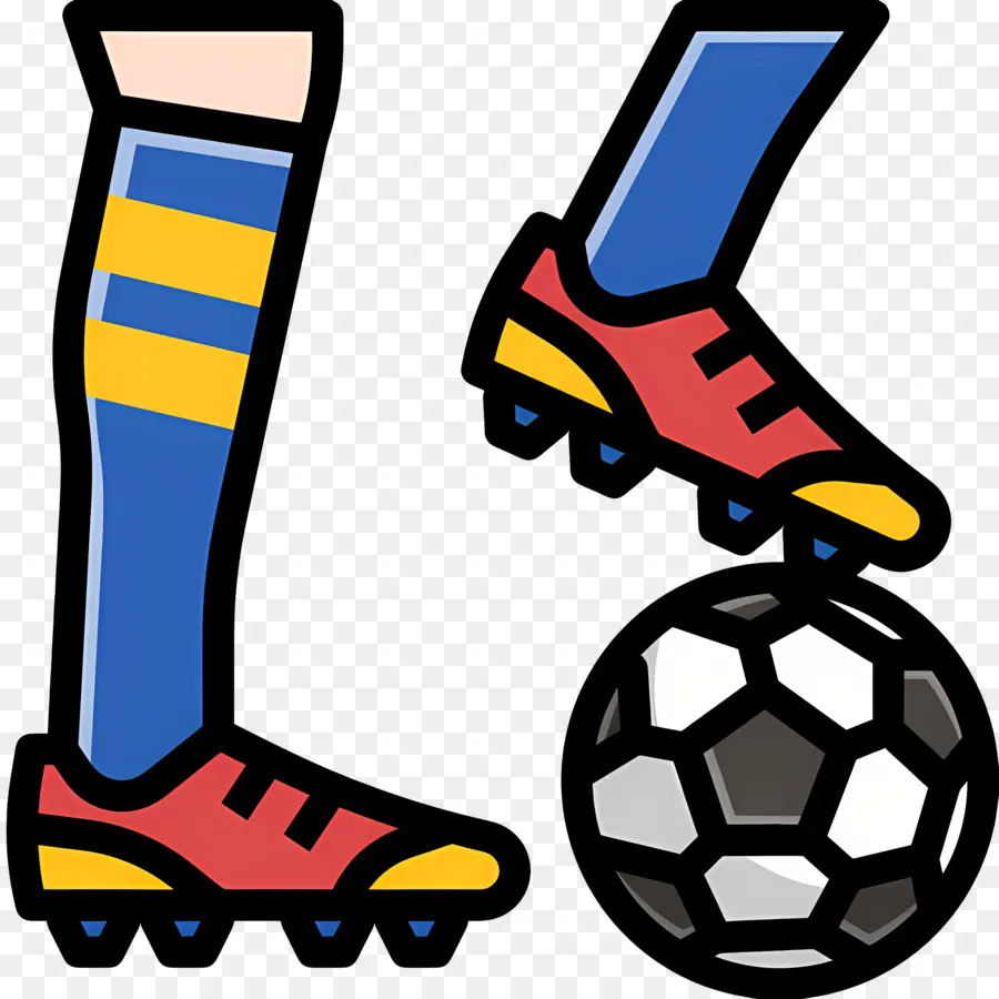 Botas De Futbol，Futbolista PNG