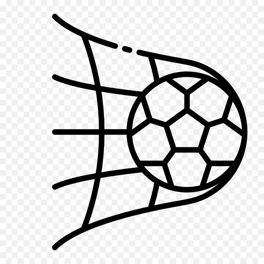 Portería De Futbol，Balón De Fútbol PNG