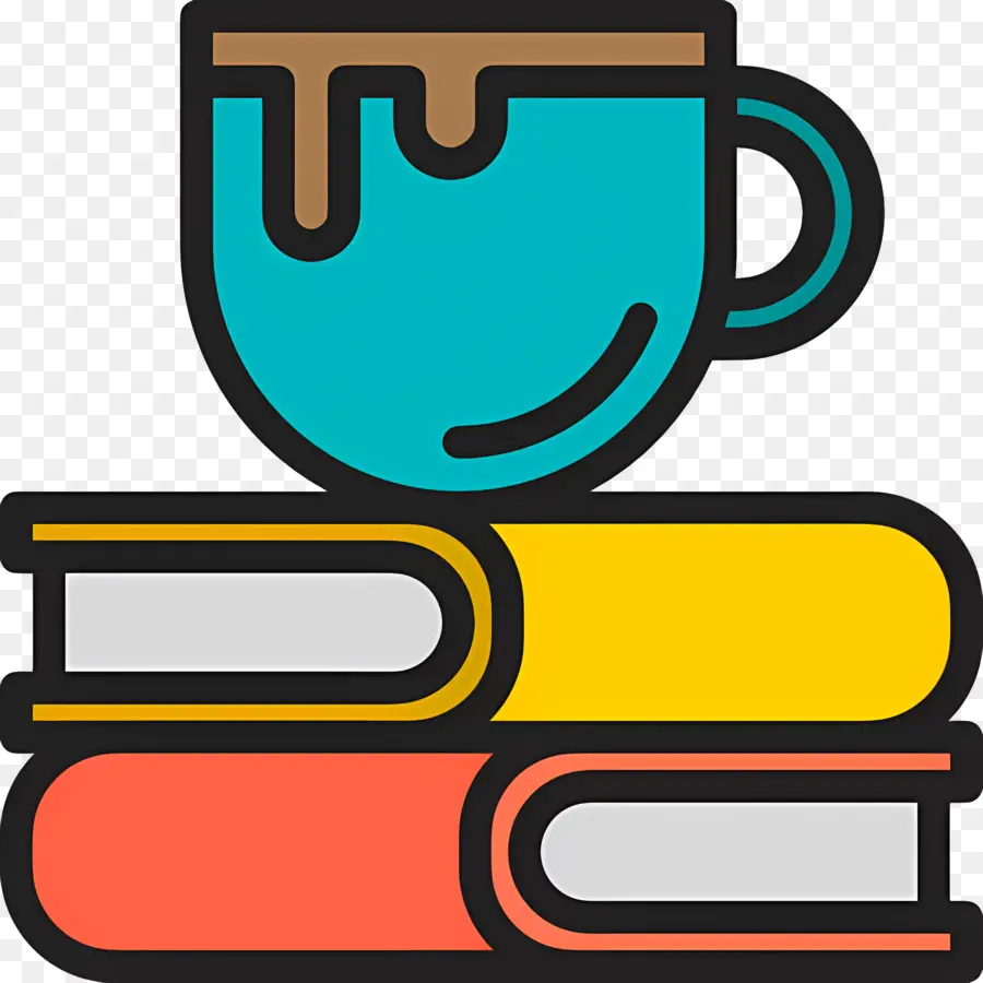 Libro Y Cafe，Libros Y Copa PNG