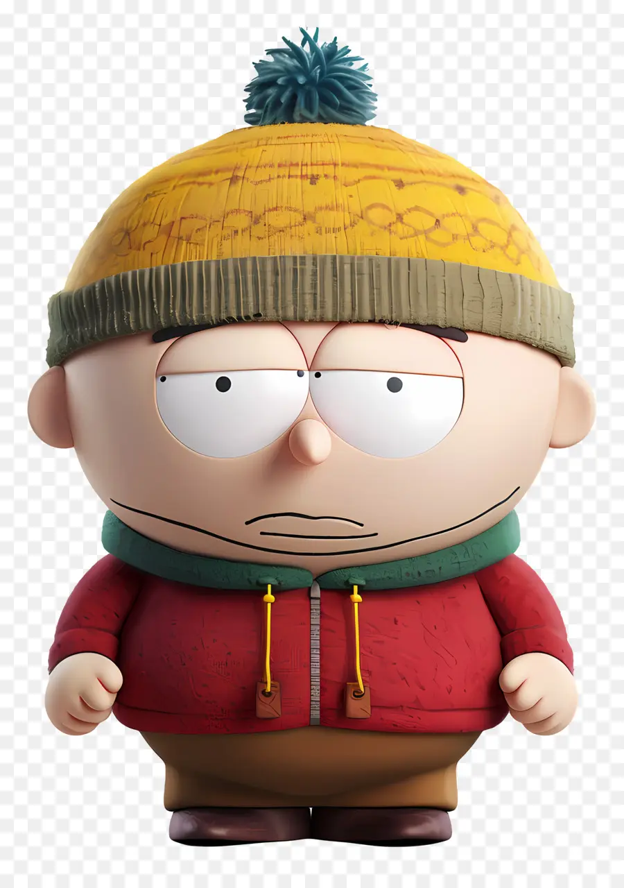 Eric Cartman，Personaje De Dibujos Animados Con Sombrero Rojo PNG