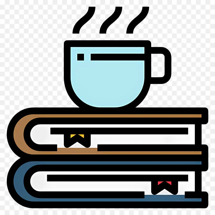 Libro Y Cafe，Libros Y Copa PNG