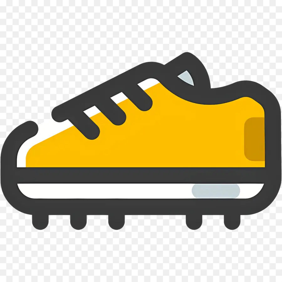 Botas De Futbol，Taco De Fútbol Amarillo PNG