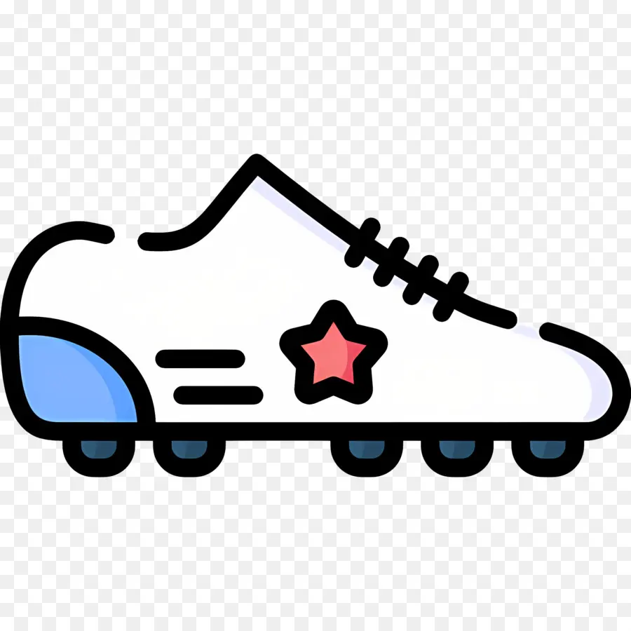 Botas De Futbol，Zapato De Futbol Blanco PNG