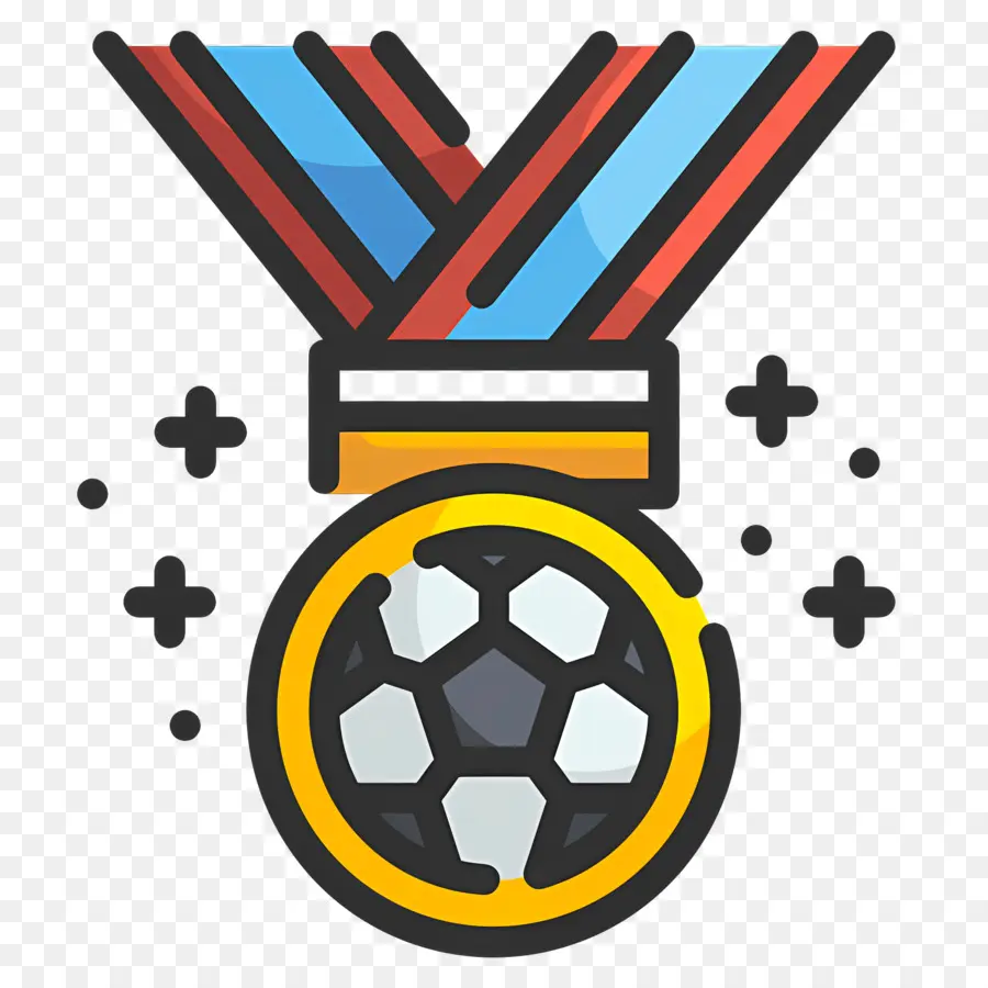 Club De Futbol，Medalla De Futbol PNG