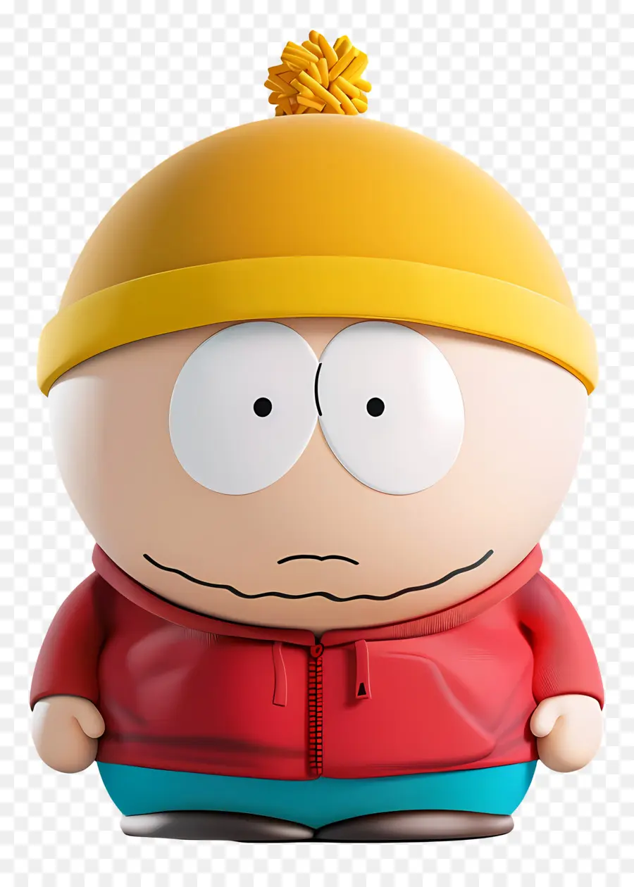 Eric Cartman，Personaje De Dibujos Animados Con Sombrero Amarillo PNG