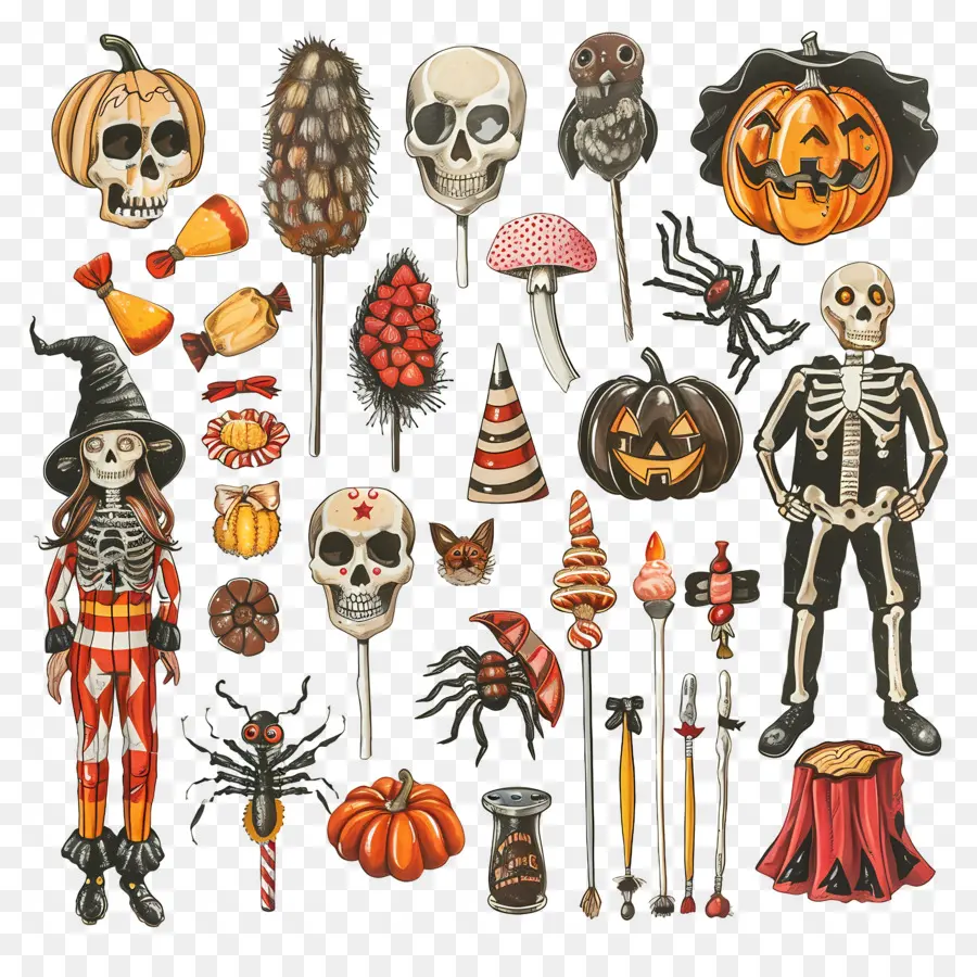 Fiesta De Halloween，Artículos De Halloween PNG