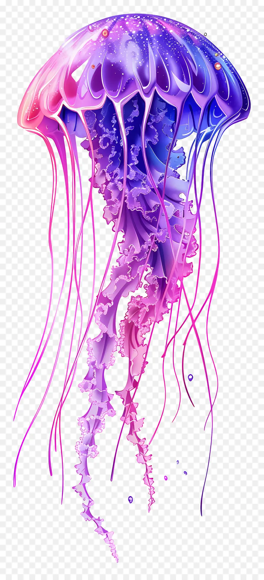 Medusas，Medusas Vibrantes PNG