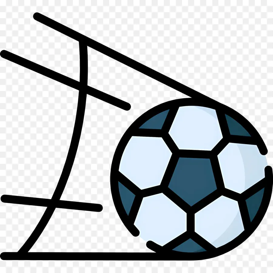 Portería De Futbol，Balón De Fútbol PNG