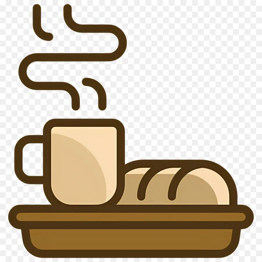 Desayuno Cafe，Cafe Y Pan PNG