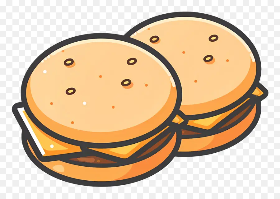 Galletas，Hamburguesas Con Queso PNG