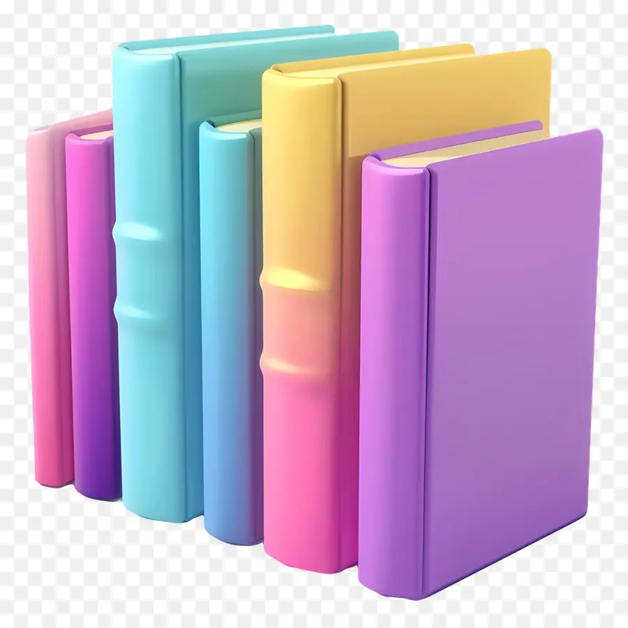 Libros Animados，Libros Coloridos PNG