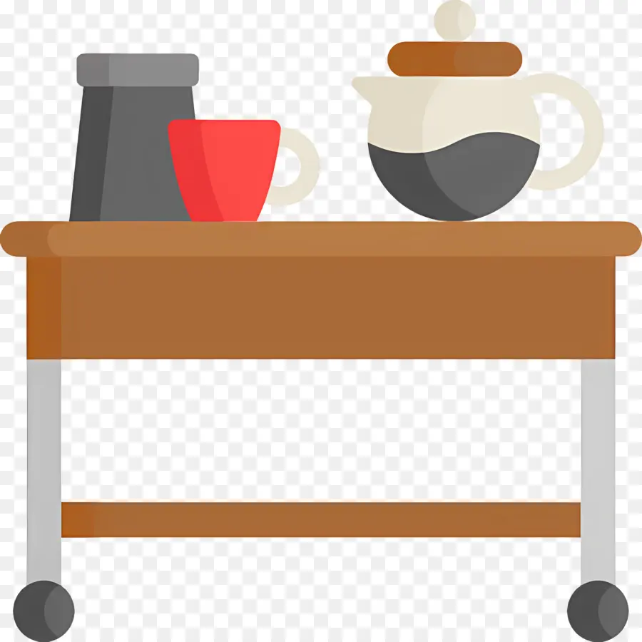 Mesa De Centro，Cafetera PNG