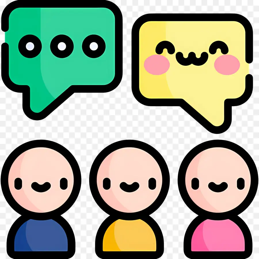 Conversar，Chat Y Personas PNG