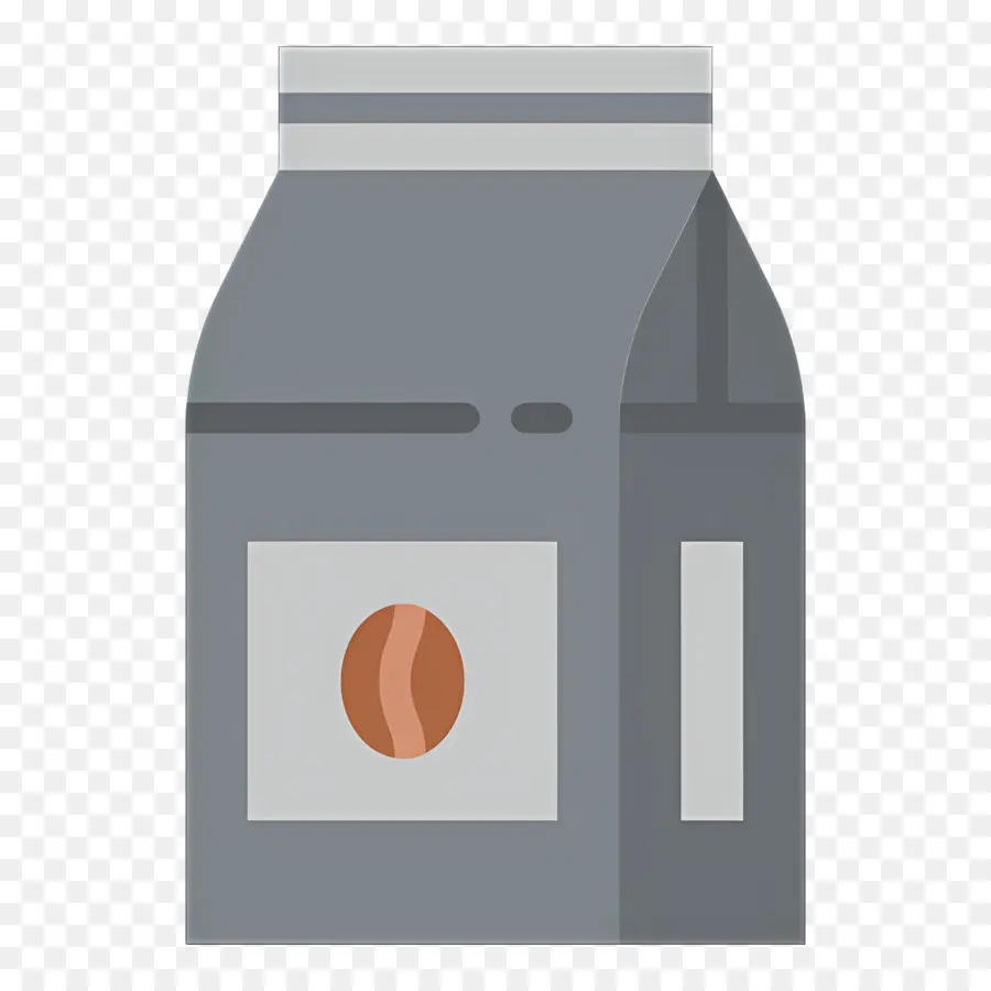 Bolsa De Café，Bolsa De Café Gris PNG