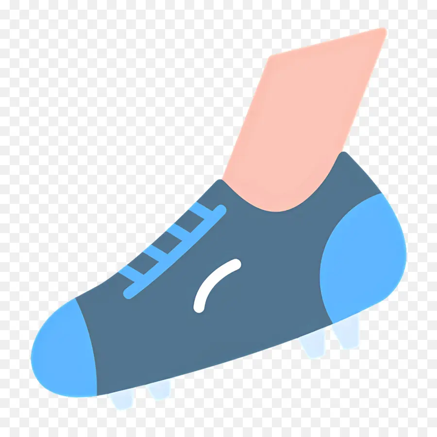 Botas De Futbol，Zapato De Fútbol Azul PNG