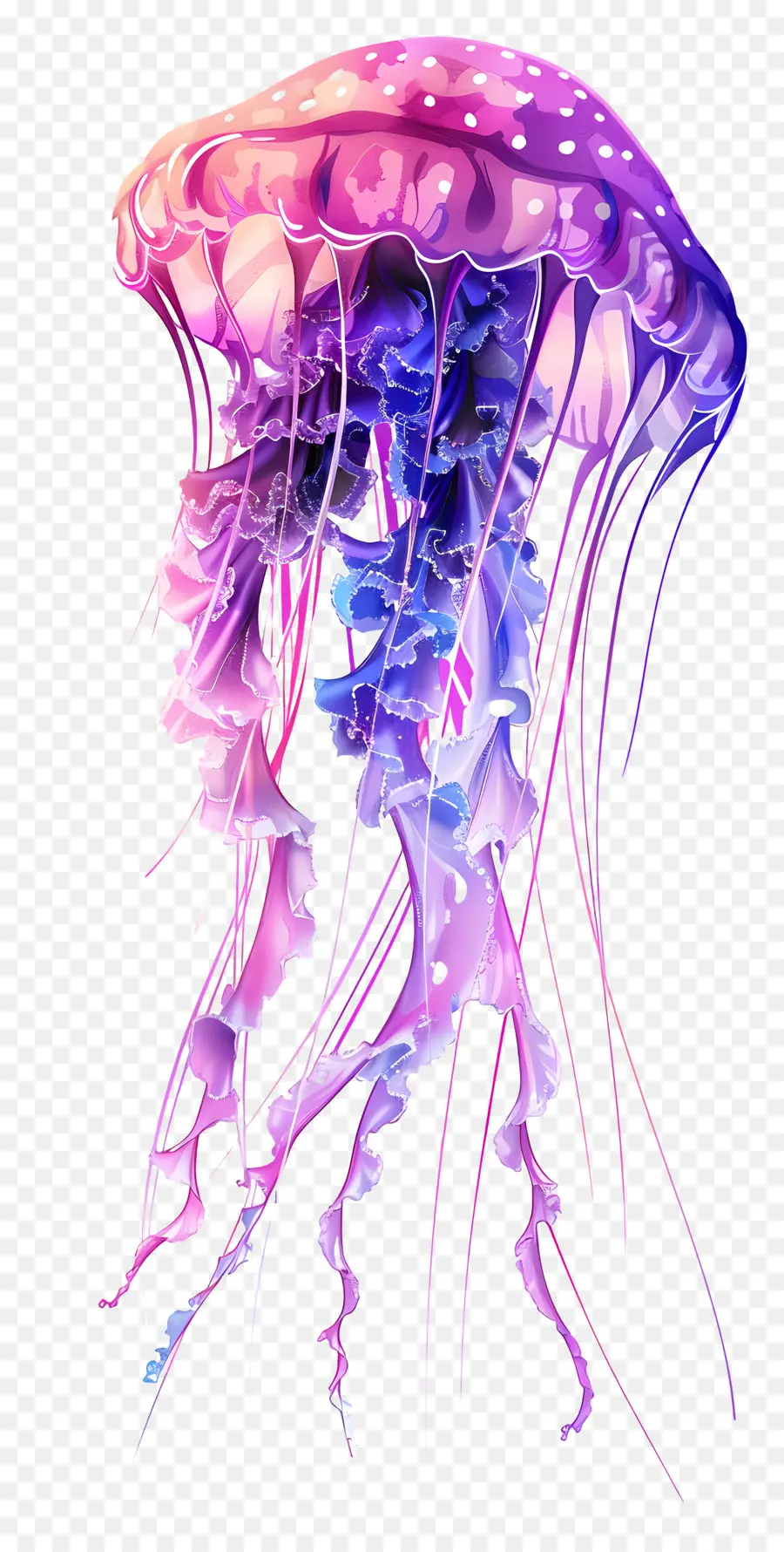 Medusas，Medusas Vibrantes PNG