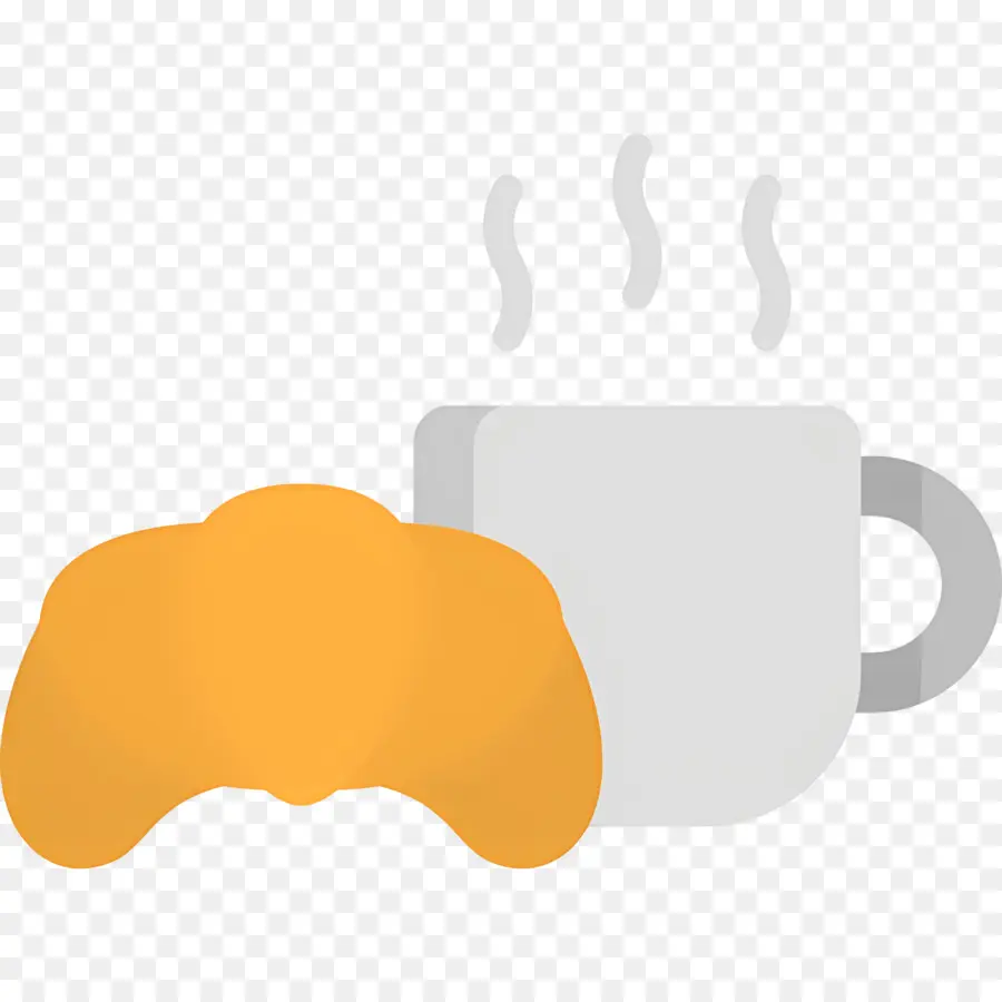 Desayuno Cafe，Café Y Croissant PNG