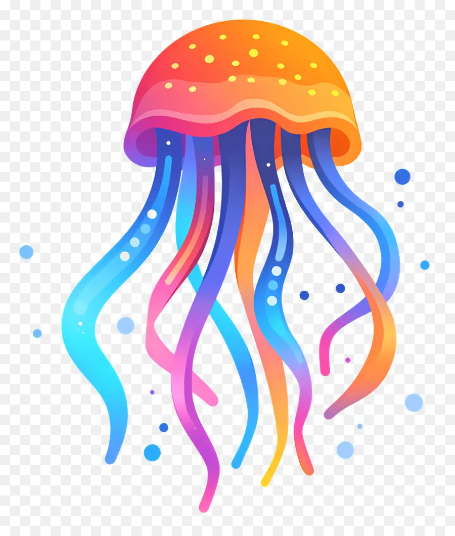 Medusas，Medusas Coloridas PNG