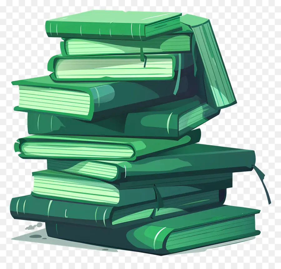 Libros Verdes，Pila PNG