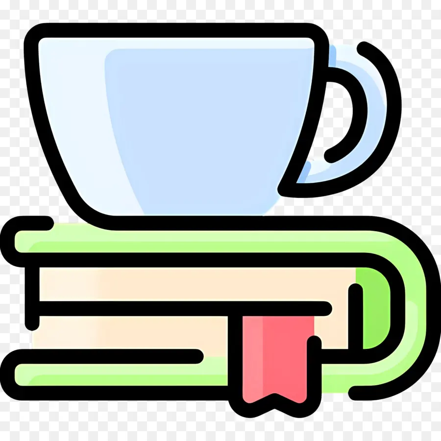 Libro Y Cafe，Taza Y Libro PNG