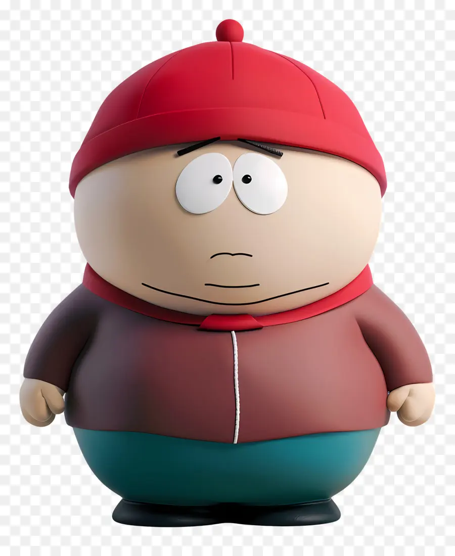 Eric Cartman，Personaje De Dibujos Animados Con Sombrero Rojo PNG