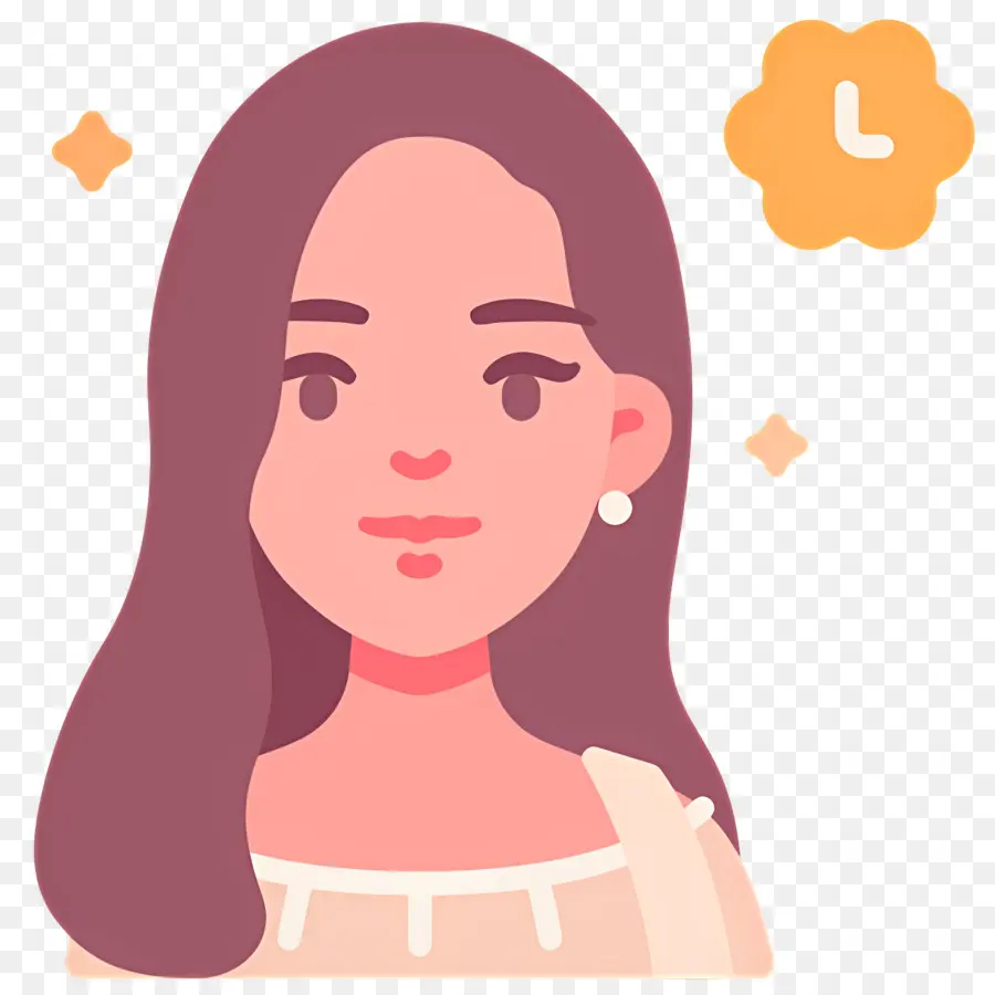 Chica De Belleza，Retrato De Mujer PNG