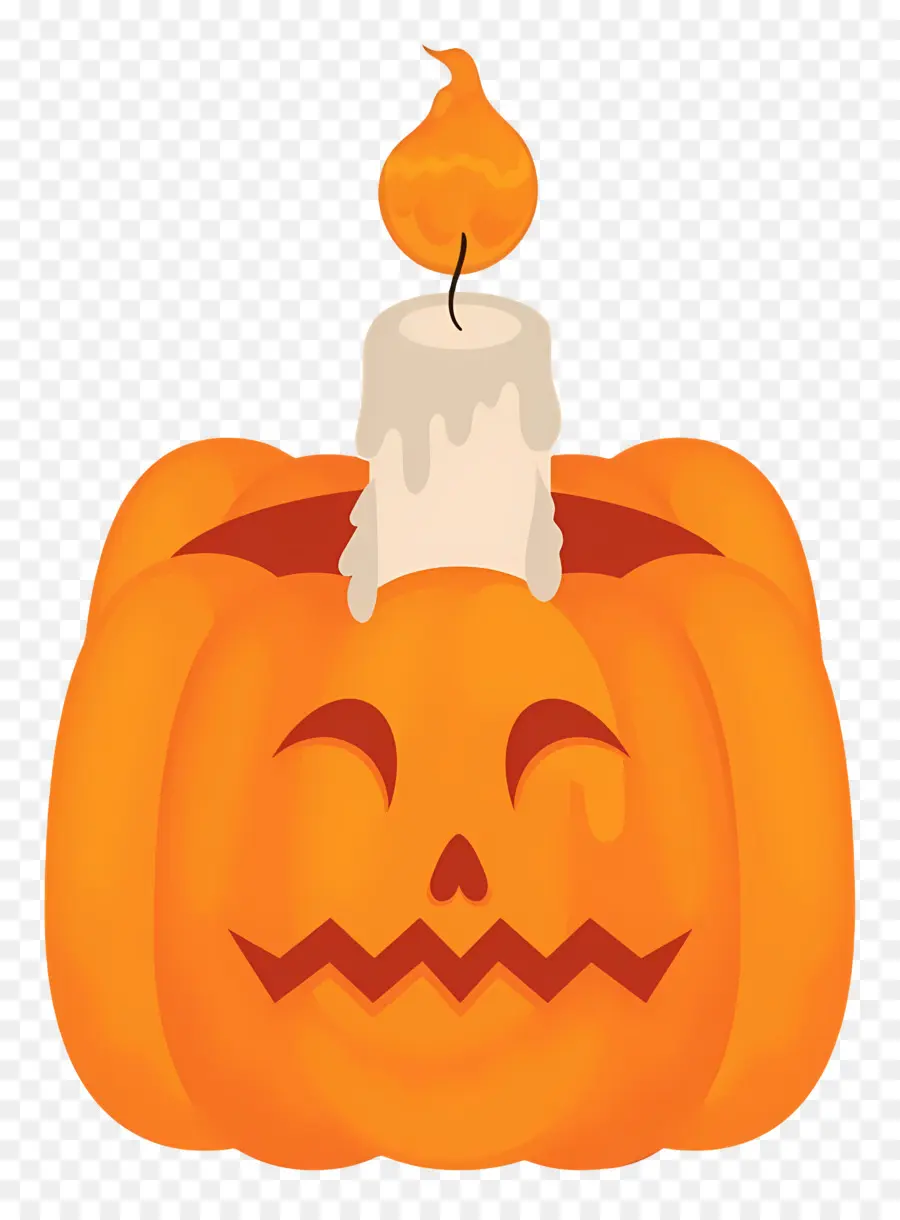 Vela De Halloween，Jack O' Lantern PNG