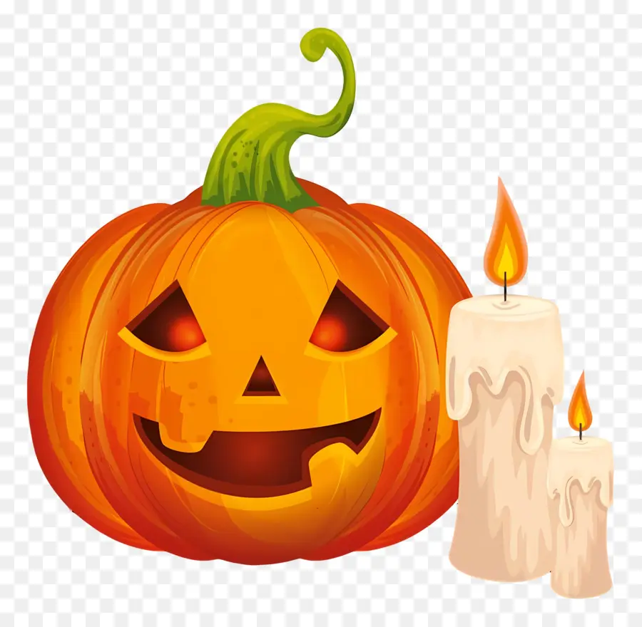 Vela De Halloween，Jack O' Lantern PNG