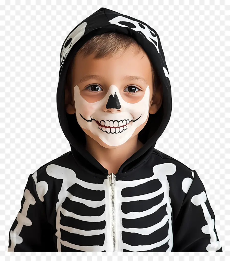 Disfraz De Halloween，Disfraz De Esqueleto PNG