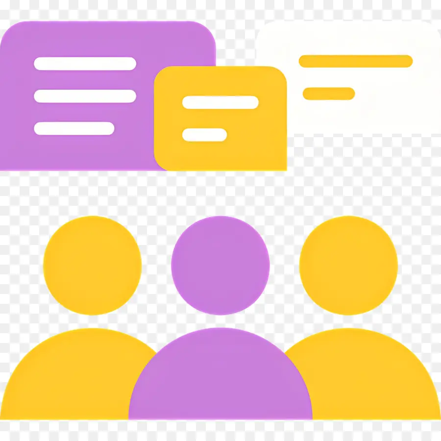 Conversar，Personas Con Cuadros De Chat PNG