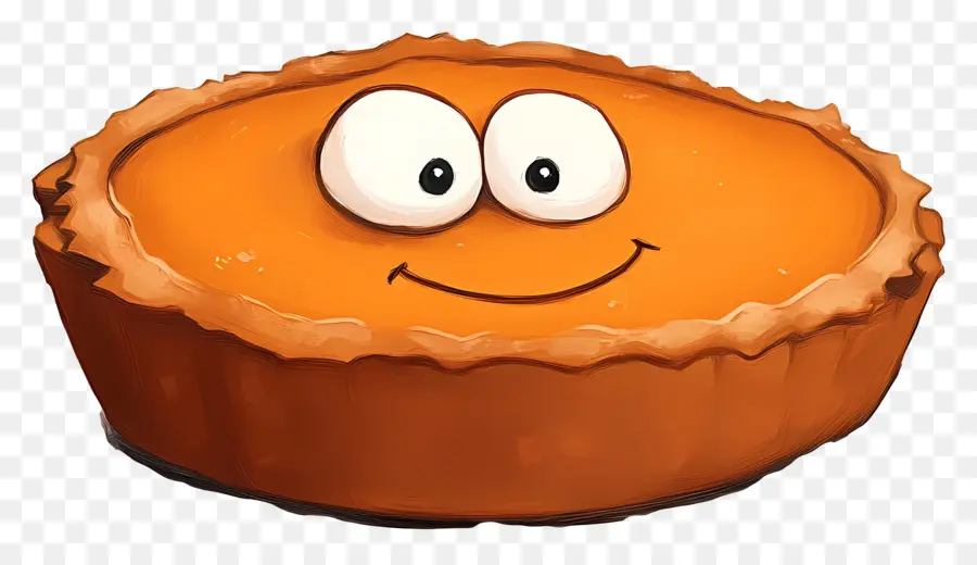 Pastel De Calabaza，Pastel Sonriente PNG