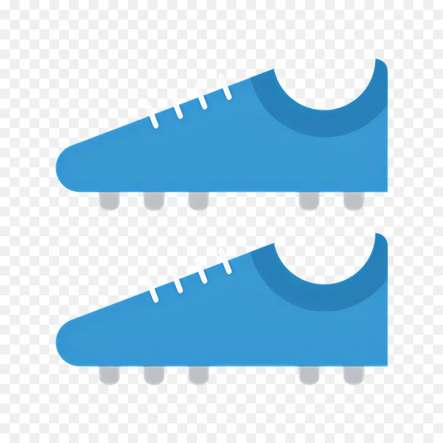 Botas De Futbol，Zapatos Azules PNG