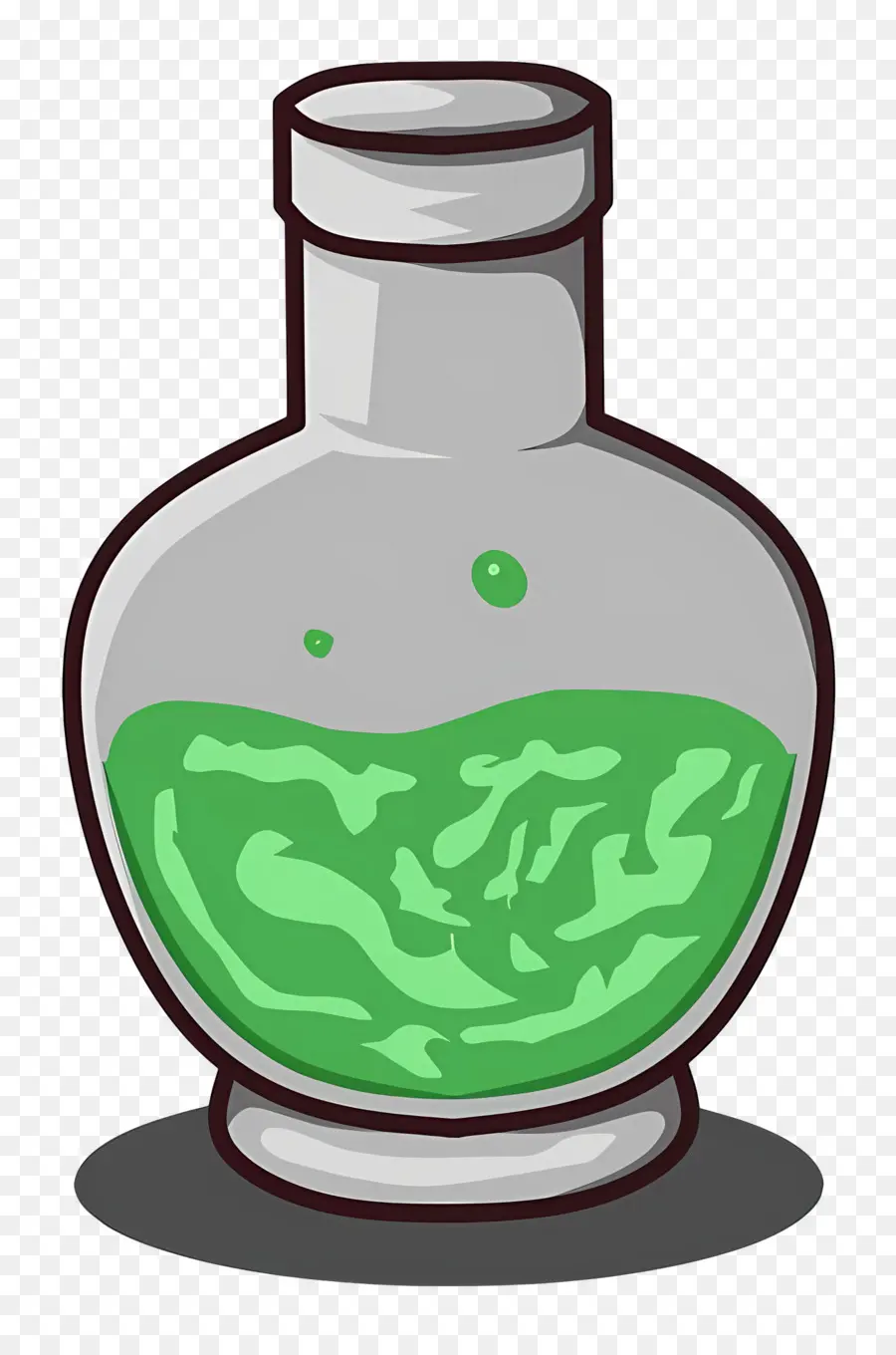 Poción De Halloween，Líquido Verde En Botella PNG