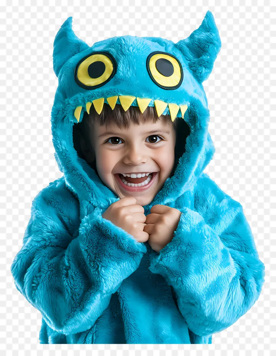 Disfraz De Halloween，Disfraz De Monstruo Azul PNG