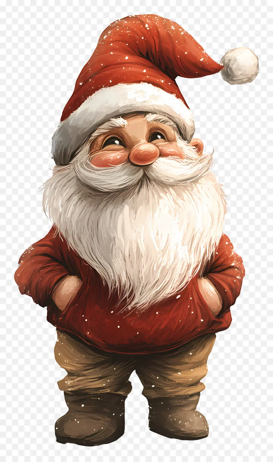 Gnomo De Navidad，Papá Noel PNG