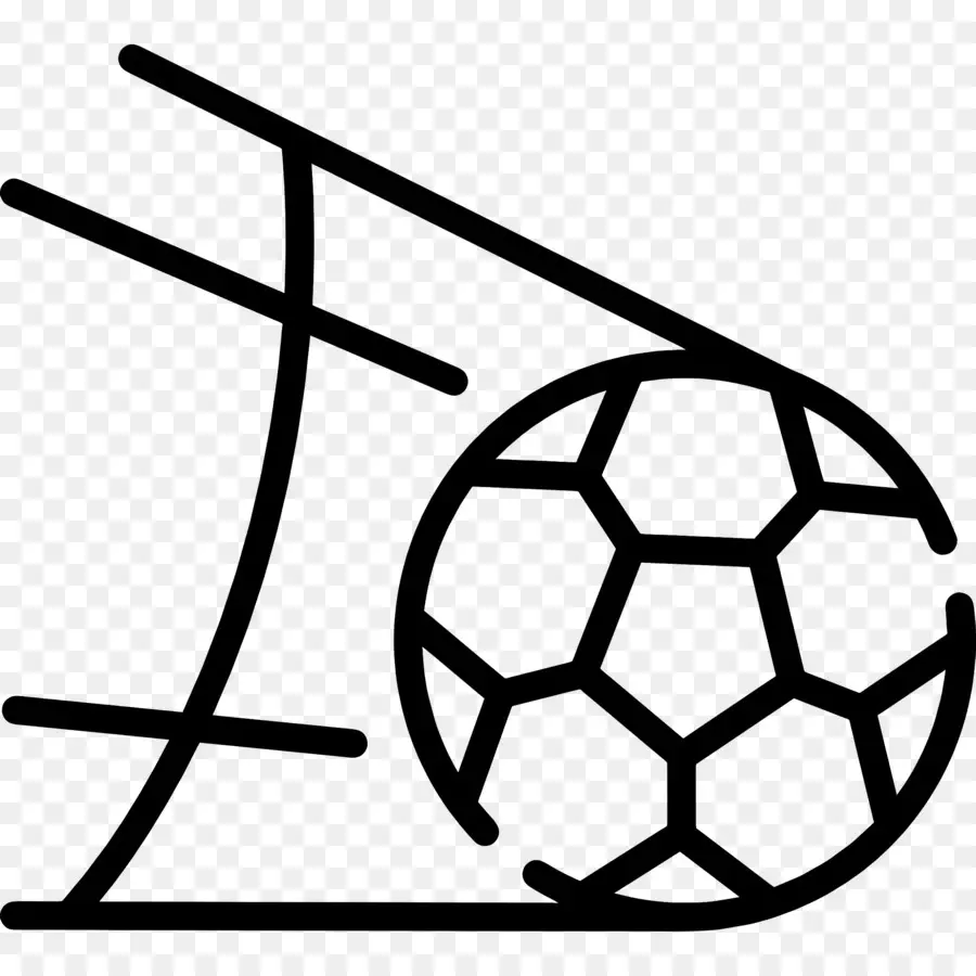 Portería De Futbol，Balón De Fútbol PNG