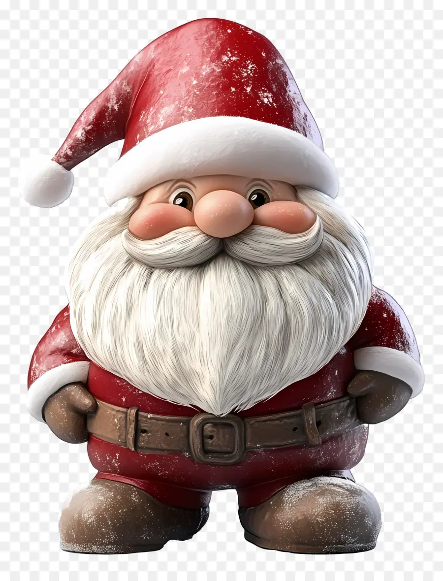 Gnomo De Navidad，Santa Gnomo Con Bufanda PNG