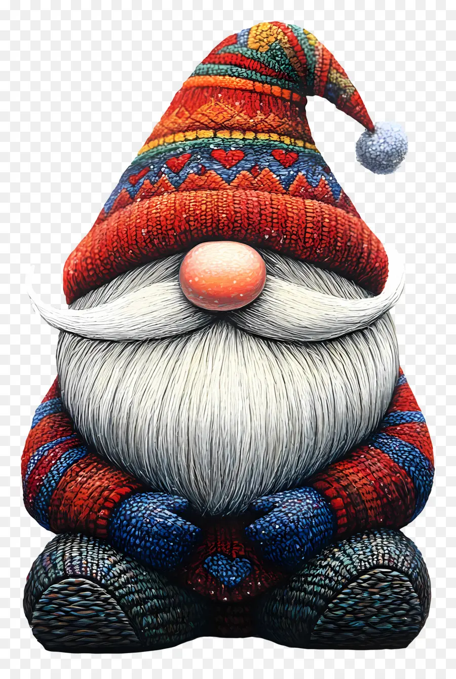 Gnomo De Navidad，Gnomo Colorido PNG