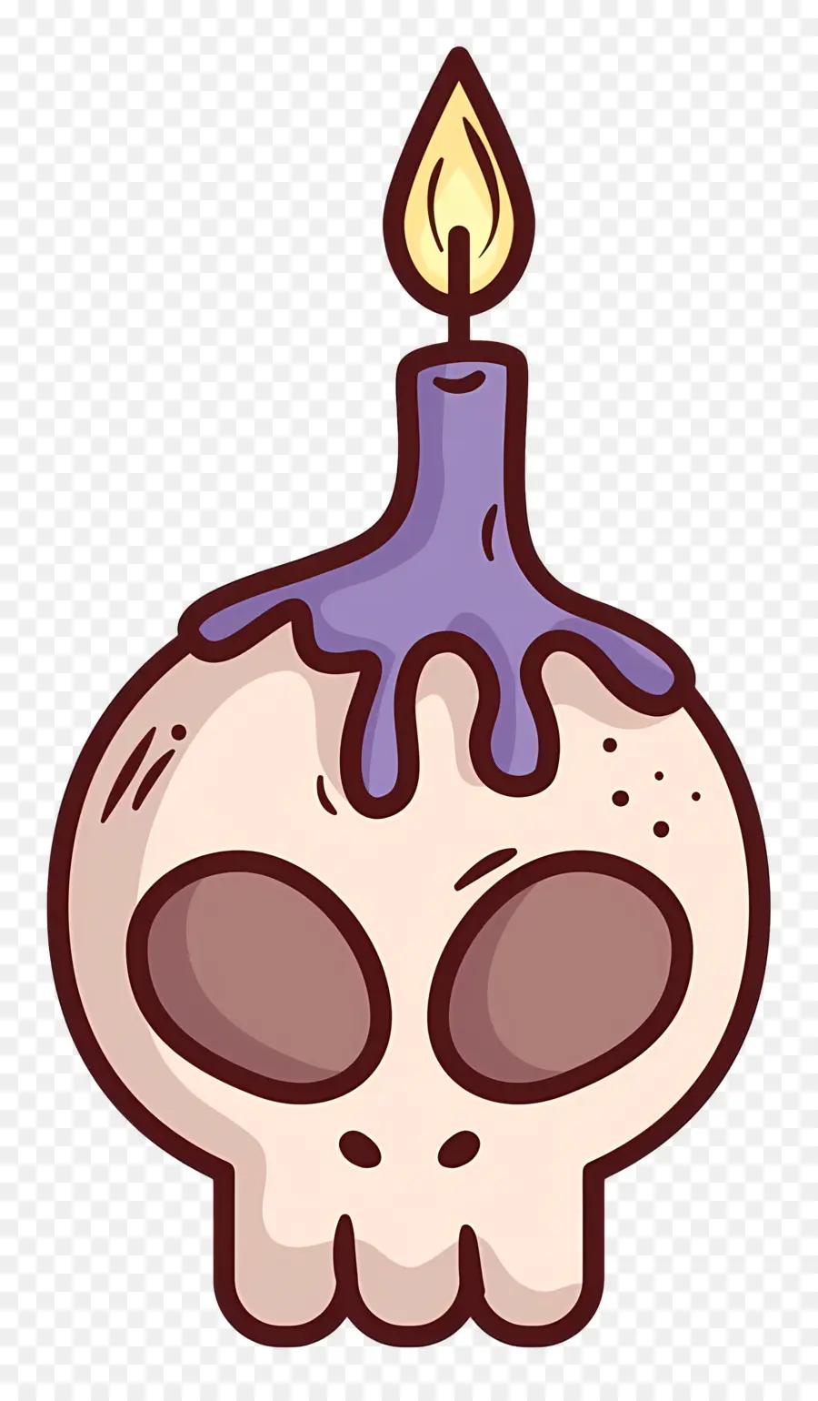 Vela De Halloween，Vela Calavera PNG