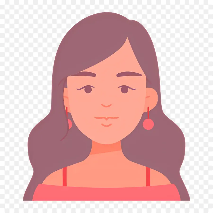 Chica De Belleza，Retrato De Mujer PNG