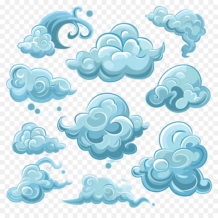 Nubes Azules，Cielo PNG