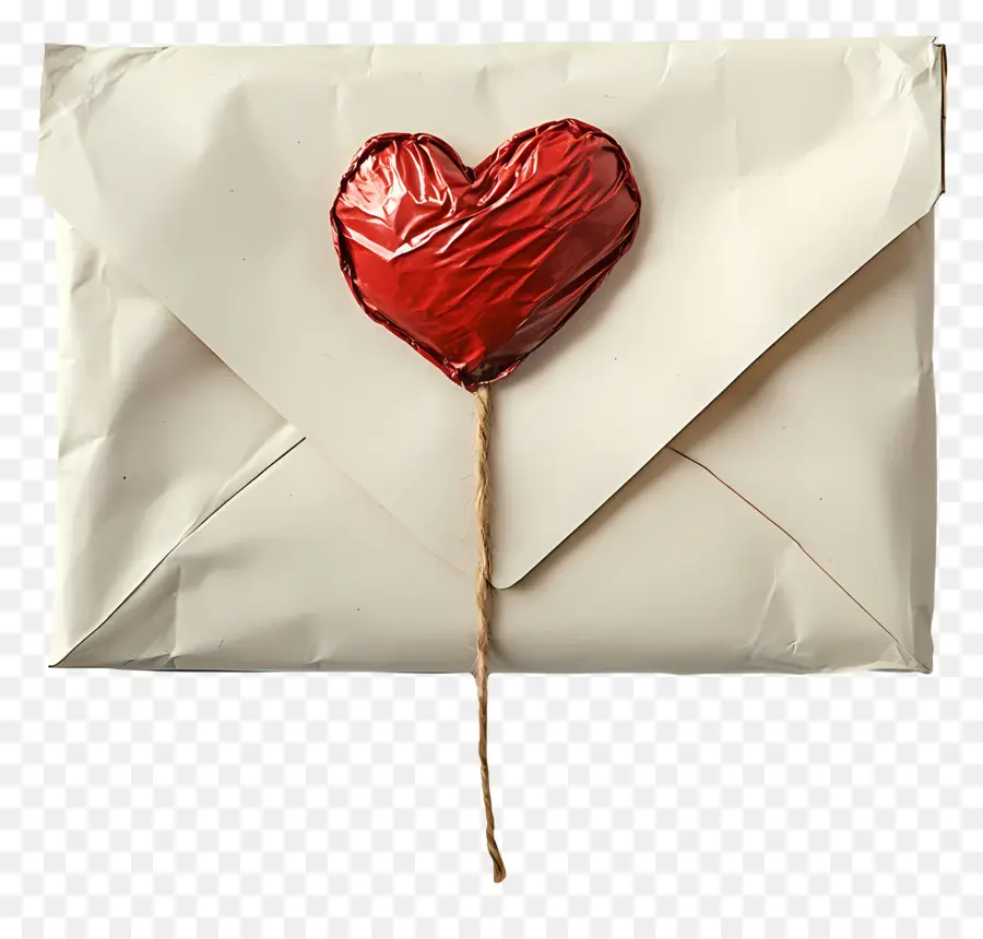 Correo De Amor，Sobre Del Corazón PNG