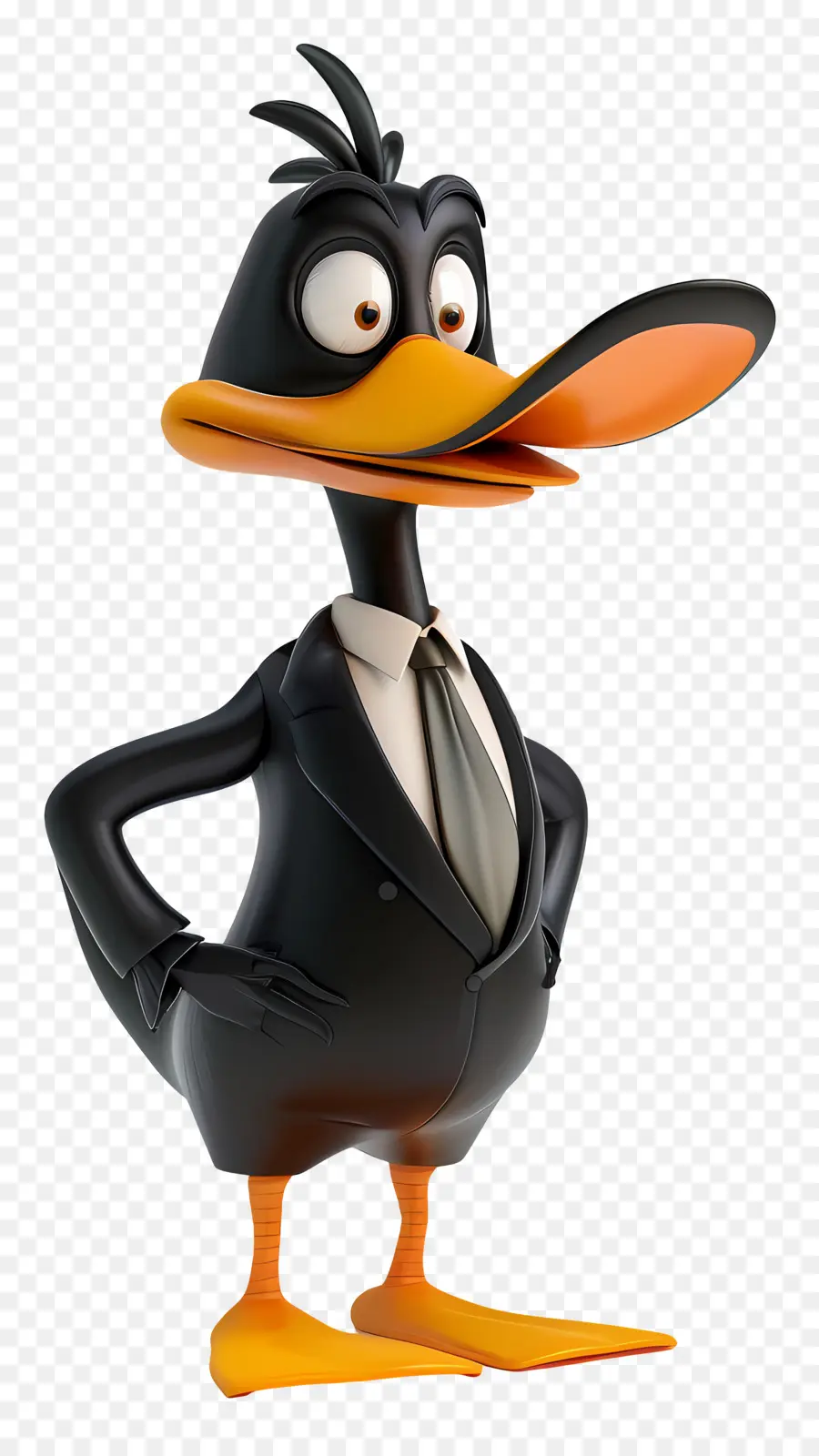 Pato Lucas，Pato De Negocios PNG